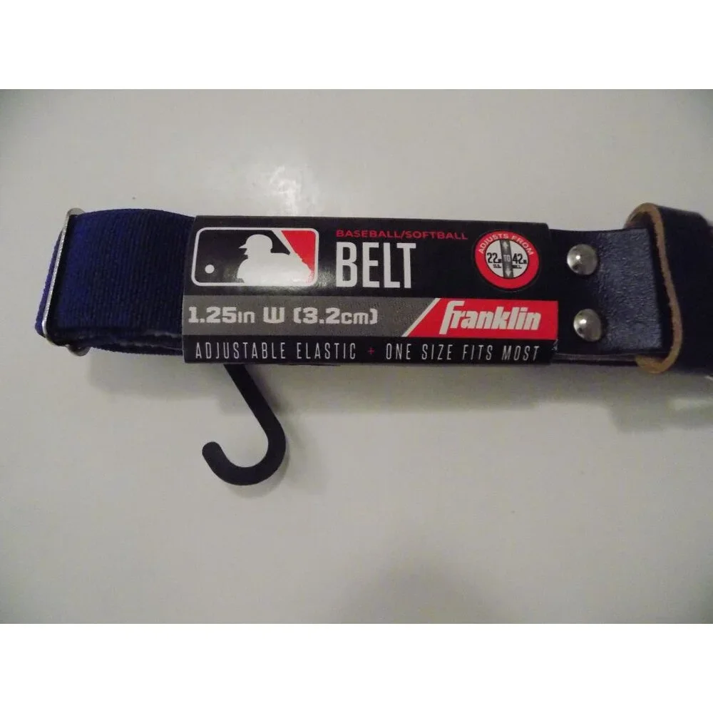 Franklin Sports Baseball Belt - MLB Belt, Royal Blue